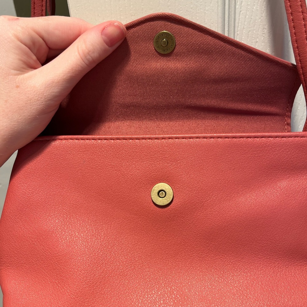 Universal Thread Elegant Pink Leather Shoulder Bag - image 2